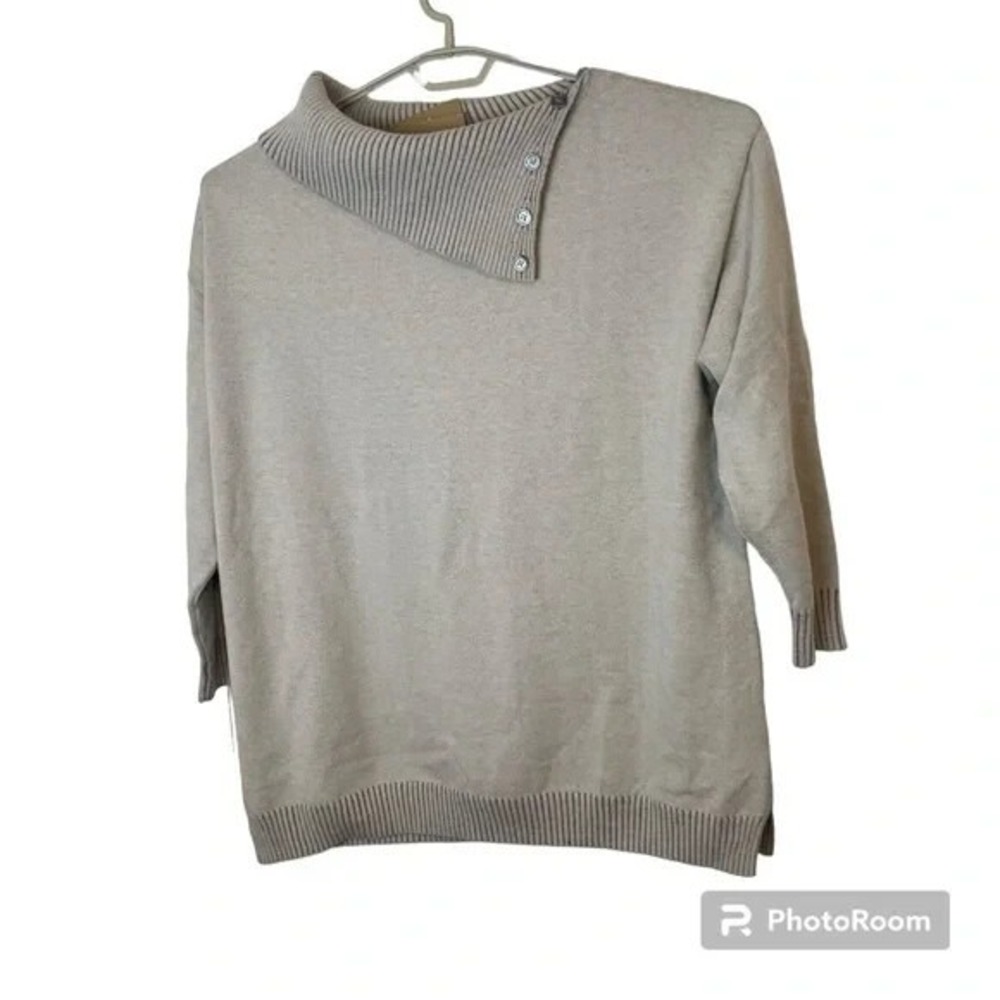 Bloomchic Beige Cowl Neck Sweater Size 18 20 New